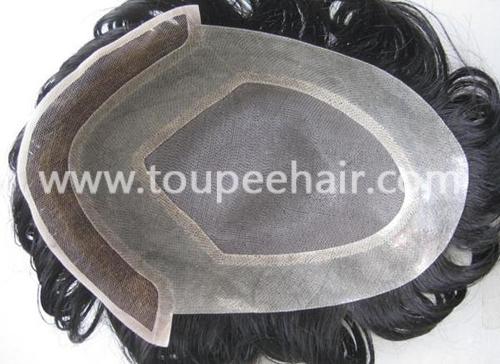 Lace front mono hair systems for men TH132