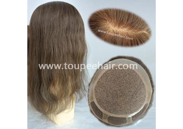 Silk top women hairpieces